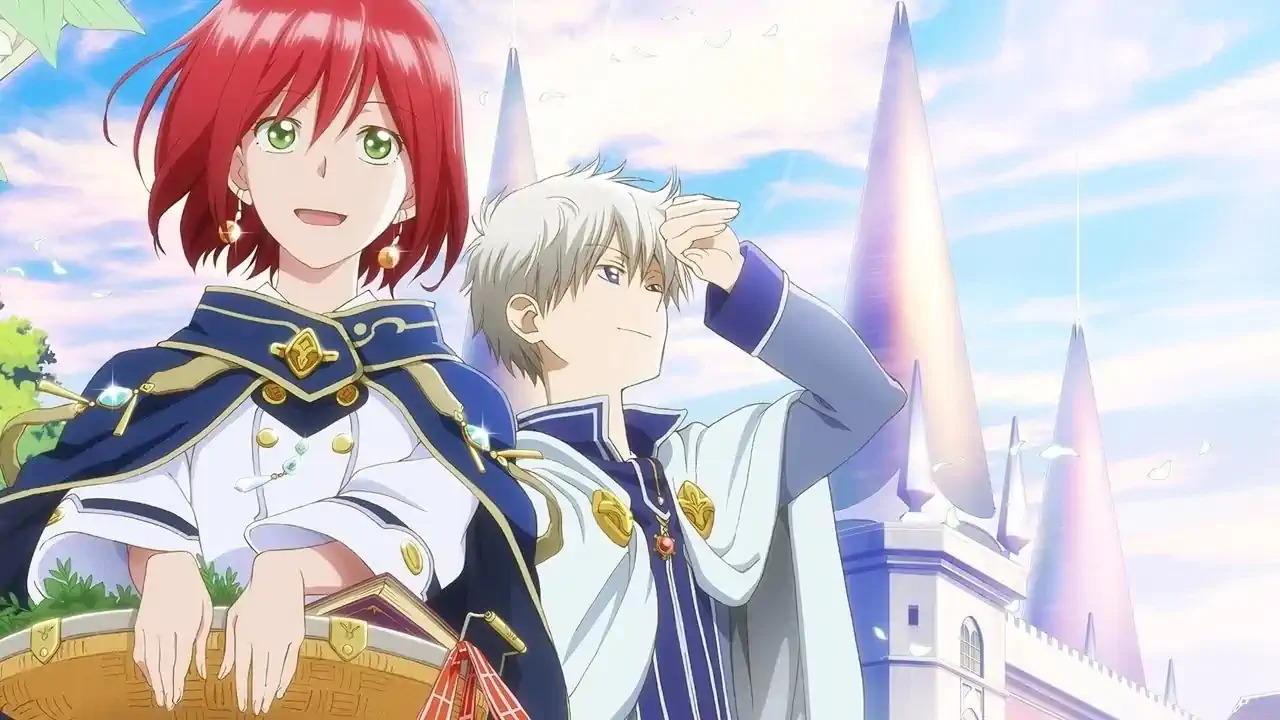 Fond d'écran de Shirayuki aux cheveux rouges